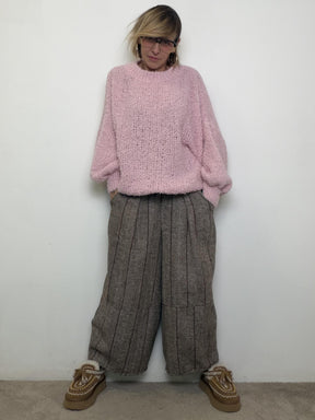 FEMALE - PANTALONE FANTASIA 38093NXT/ MORO FEMALE 