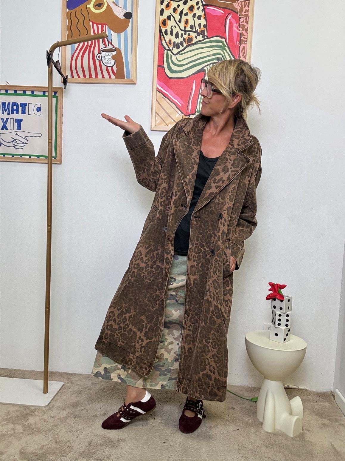 FEMALE -  Trench Ruggito Urbano  Selvaggio, Sartoriale, Indimenticabile DY970/ MACULATA FEMALE 