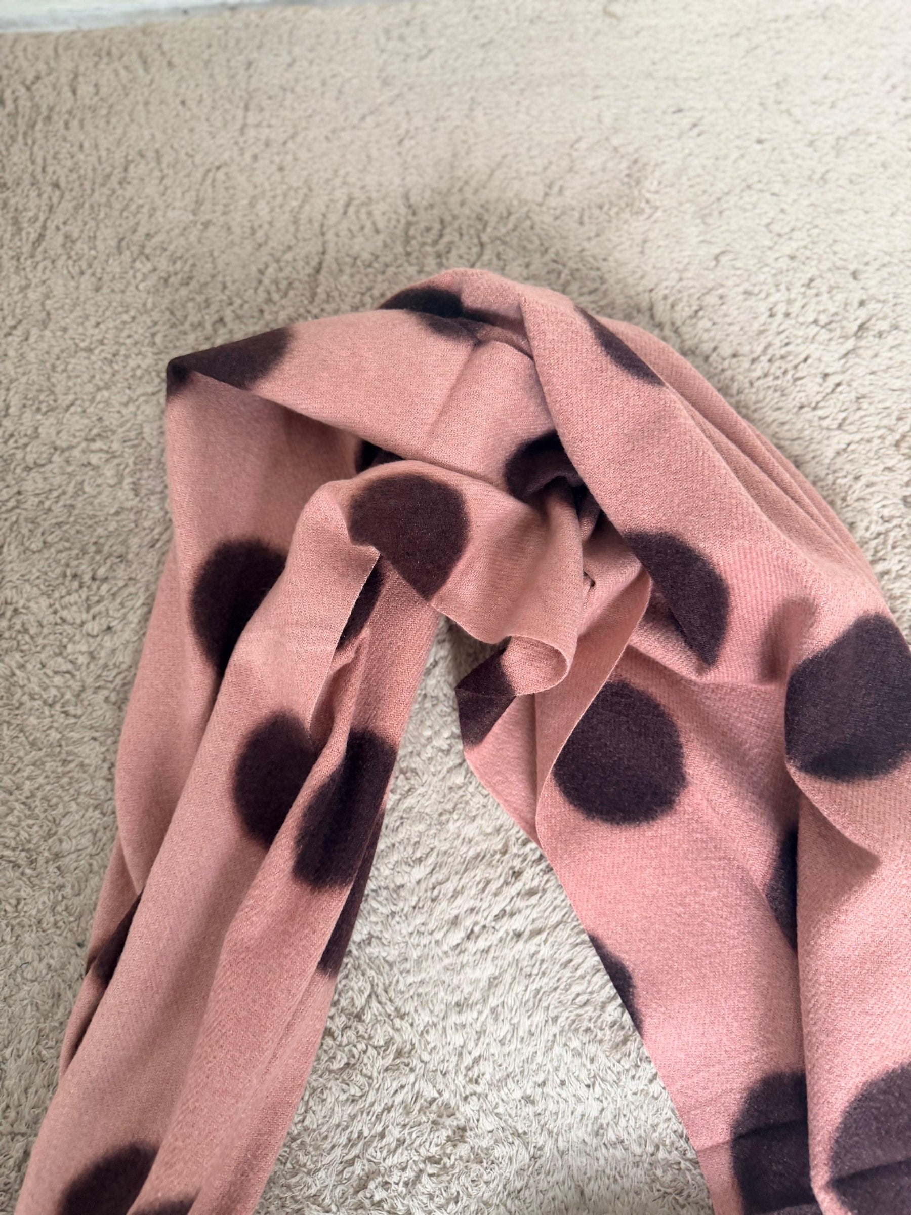 DEJA VU - SCIARPA A POIS ROSA A25MM902/ ROSA DEJA VU 