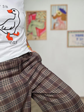 FEMALE - Bermuda a quadri: comodi, versatili e pieni di carattere H4171-C17/ CHECK MORO FEMALE 