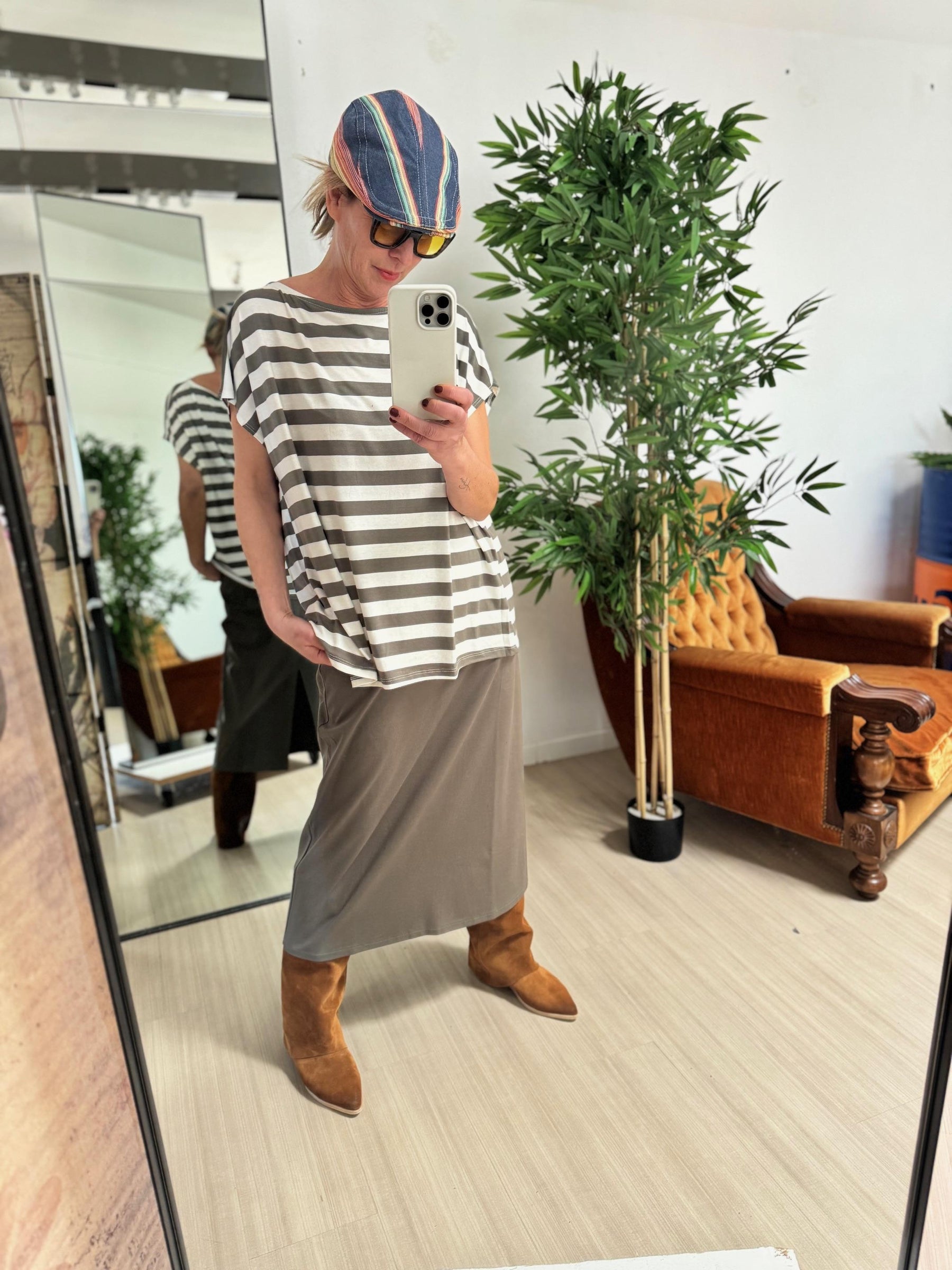 SUSY STAR - MAGLIA RIGA MILITARE ST11115/ RIGA MILITARE SUSY STAR 