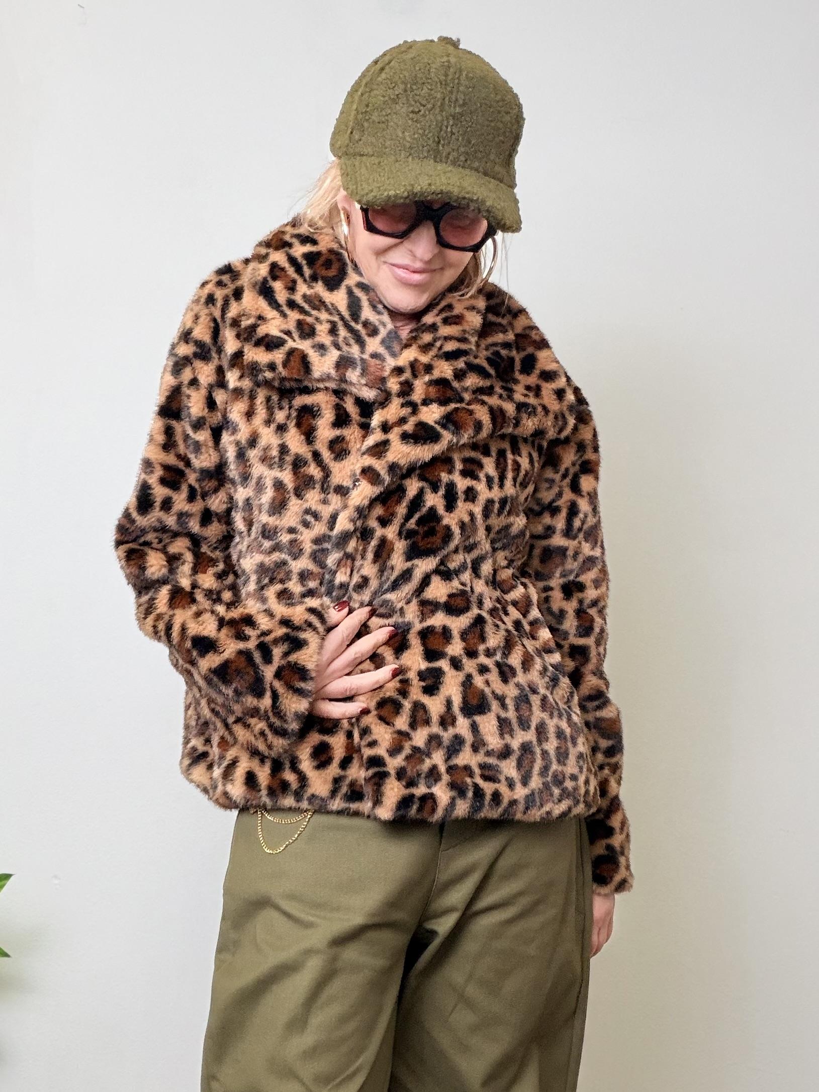 Ecopellicciotto Maculato Morbidissimo J01Y0323/ ANIMALIER PHILIA LOFT 