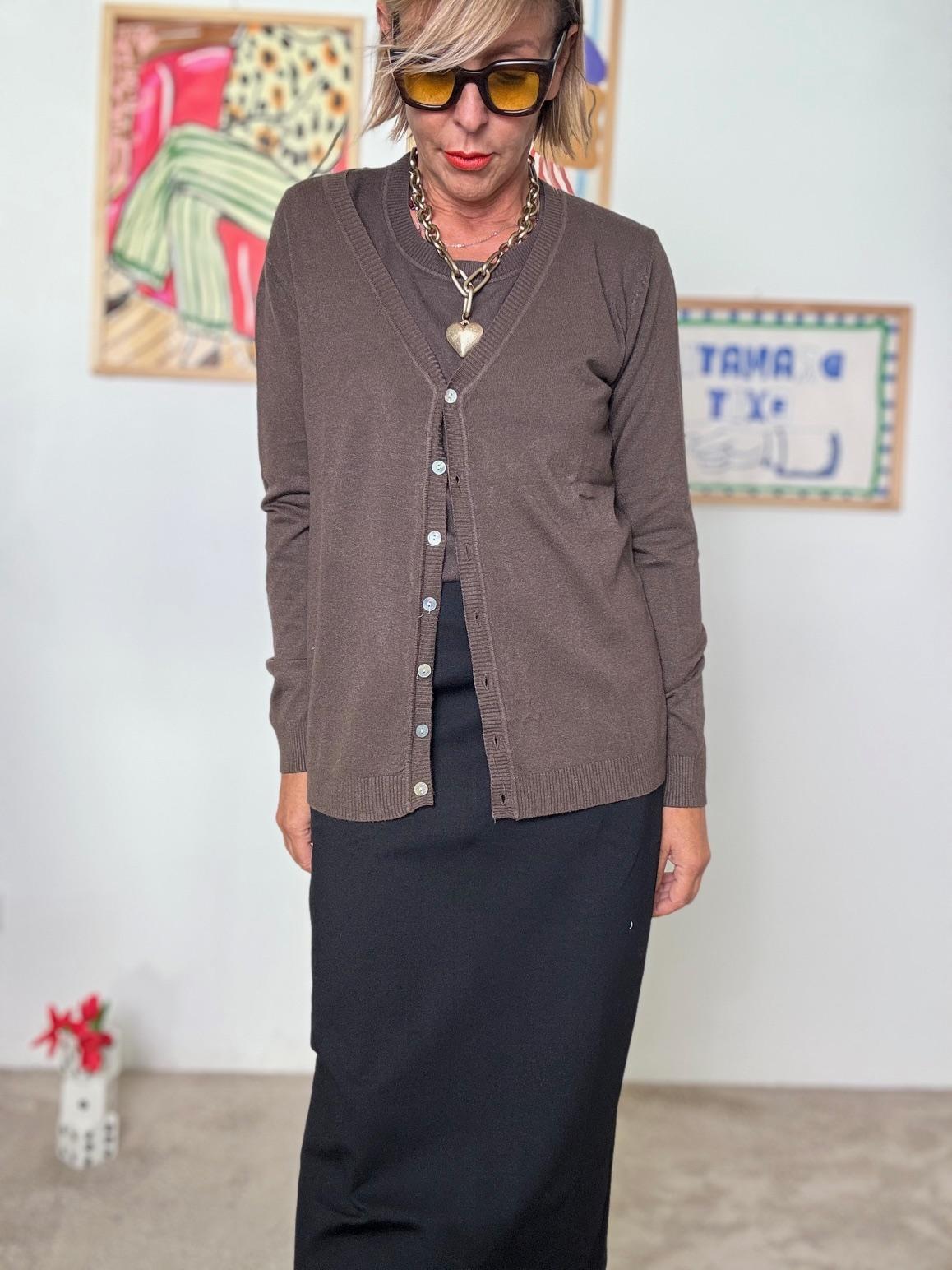 SUSY STAR - Cardigan basic chic MORO ST2504/ MORO SUSY STAR 