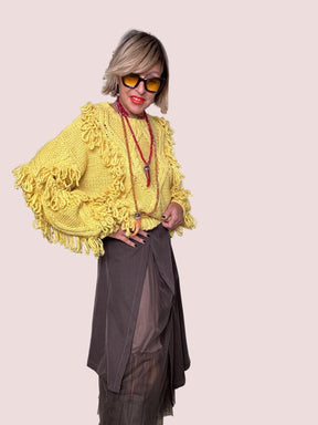 FEMALE - Gonna doppio strato con tulle  Movimento, carattere e un tocco romantico moro 36556FLC/ BROWN FEMALE 