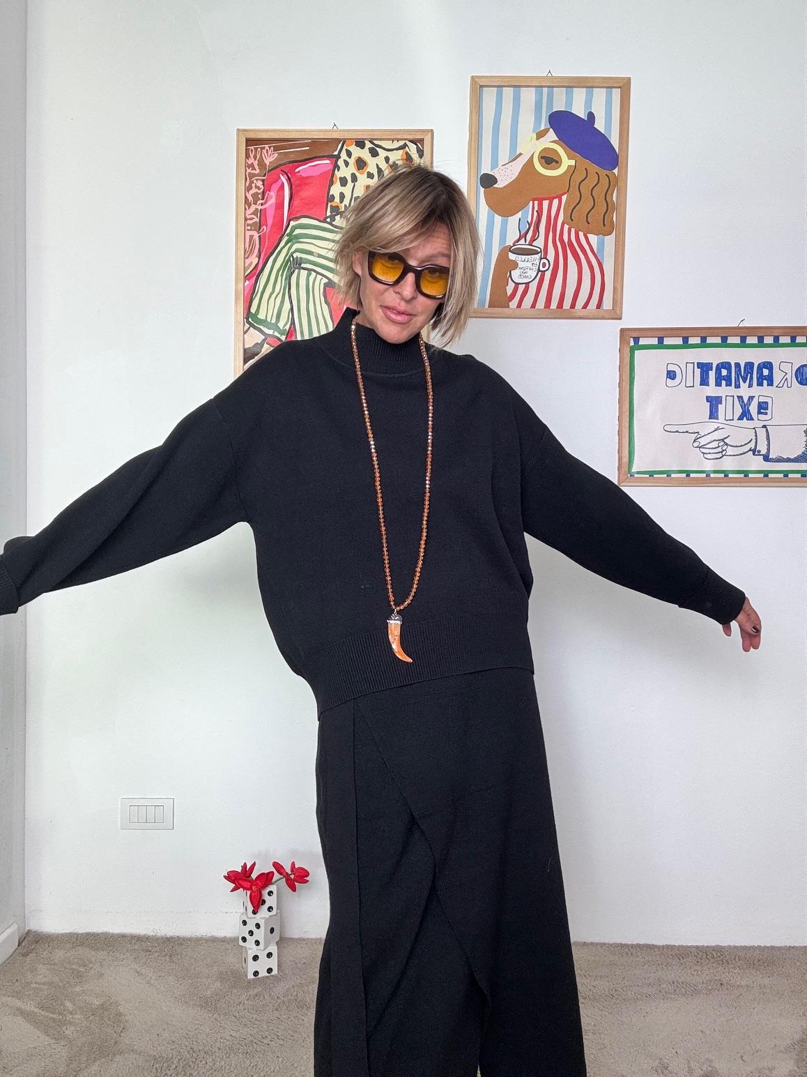 FEMALE - COMPLETO  COZY CLUB  NERO COZY CLUB/ NERO FEMALE 