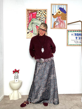 FEMALE - Maglia donna in bouclé   morbida, calda e super trendy - bordeaux L19M052/ BORDEAUX FEMALE 