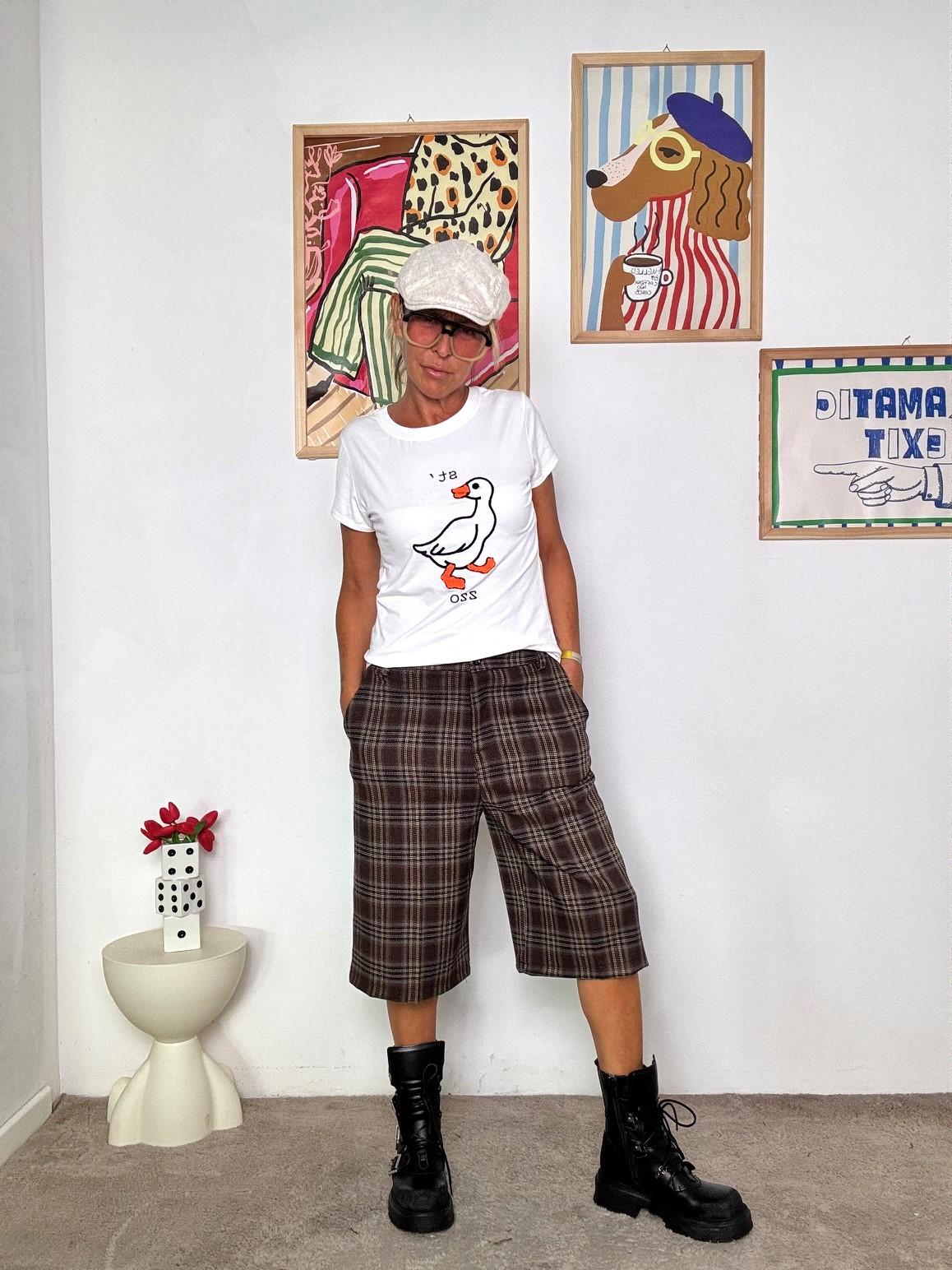 FEMALE - Bermuda a quadri: comodi, versatili e pieni di carattere H4171-C17/ CHECK MORO FEMALE 