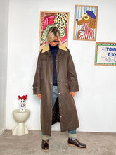 FEMALE - Trench trapuntato lungo in stile heritage britannico DL30140/ MORO FEMALE 