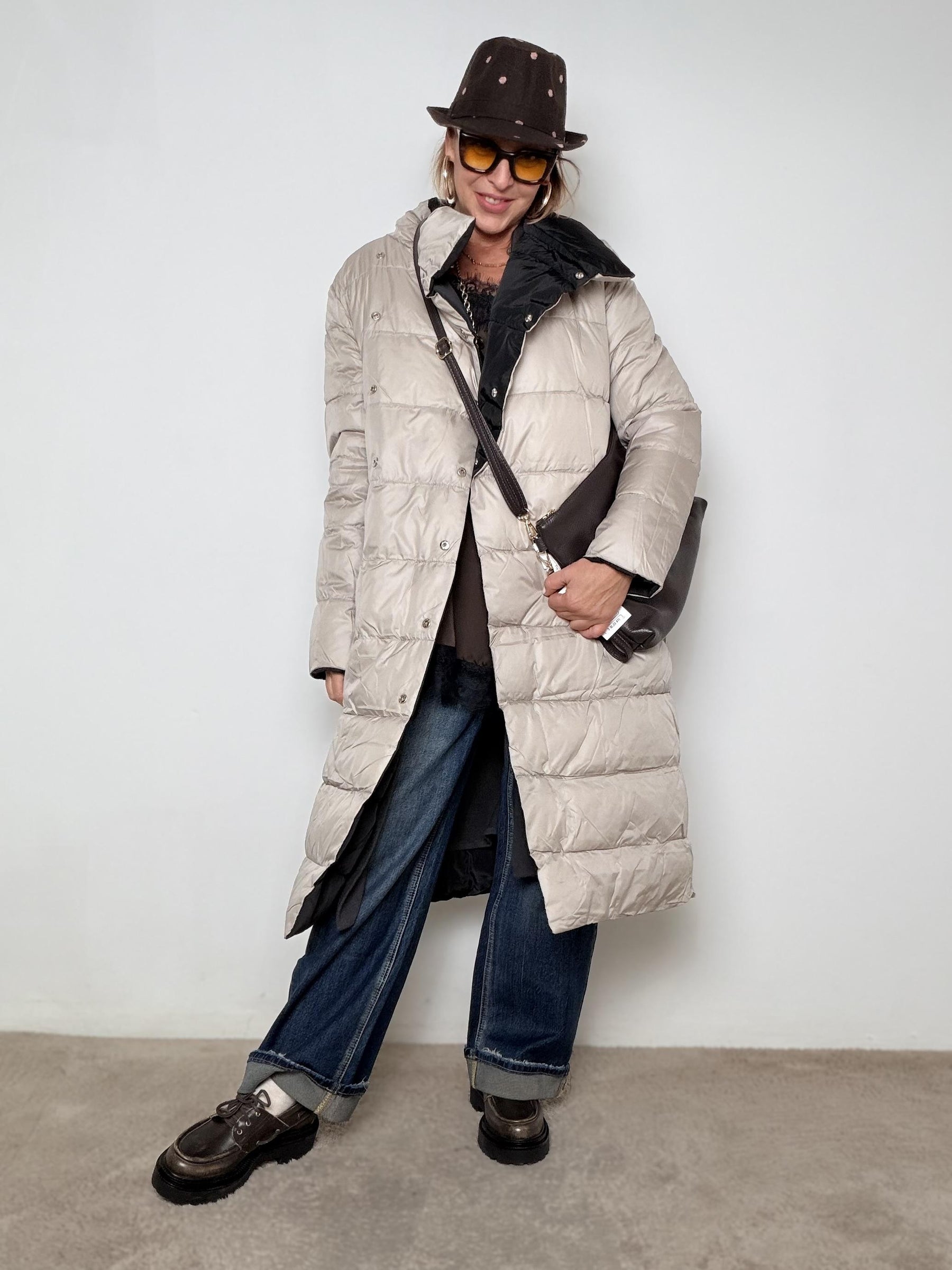 DEJA VU - PIUMINO DOUBLE MAGIC A25SO605/ NERO/FANGO DEJA VU 