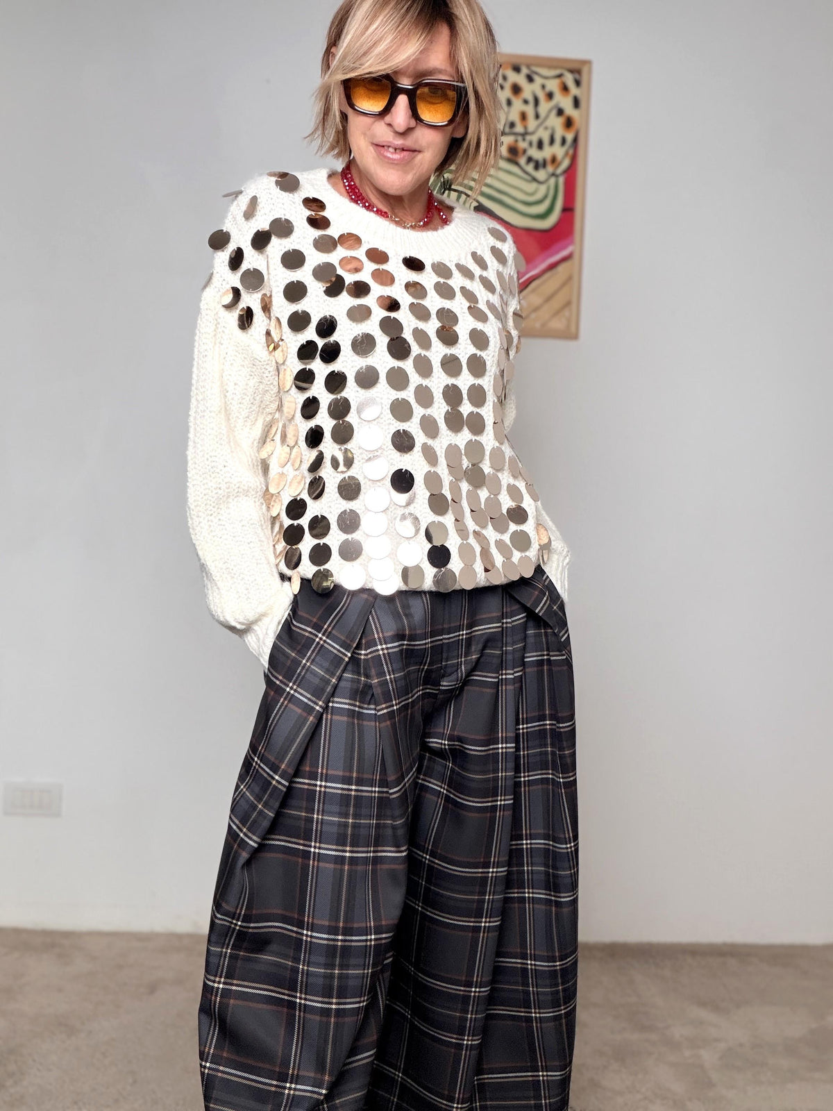 FEMALE - Maglia Disco Mood ZM10091/ BURRO FEMALE 