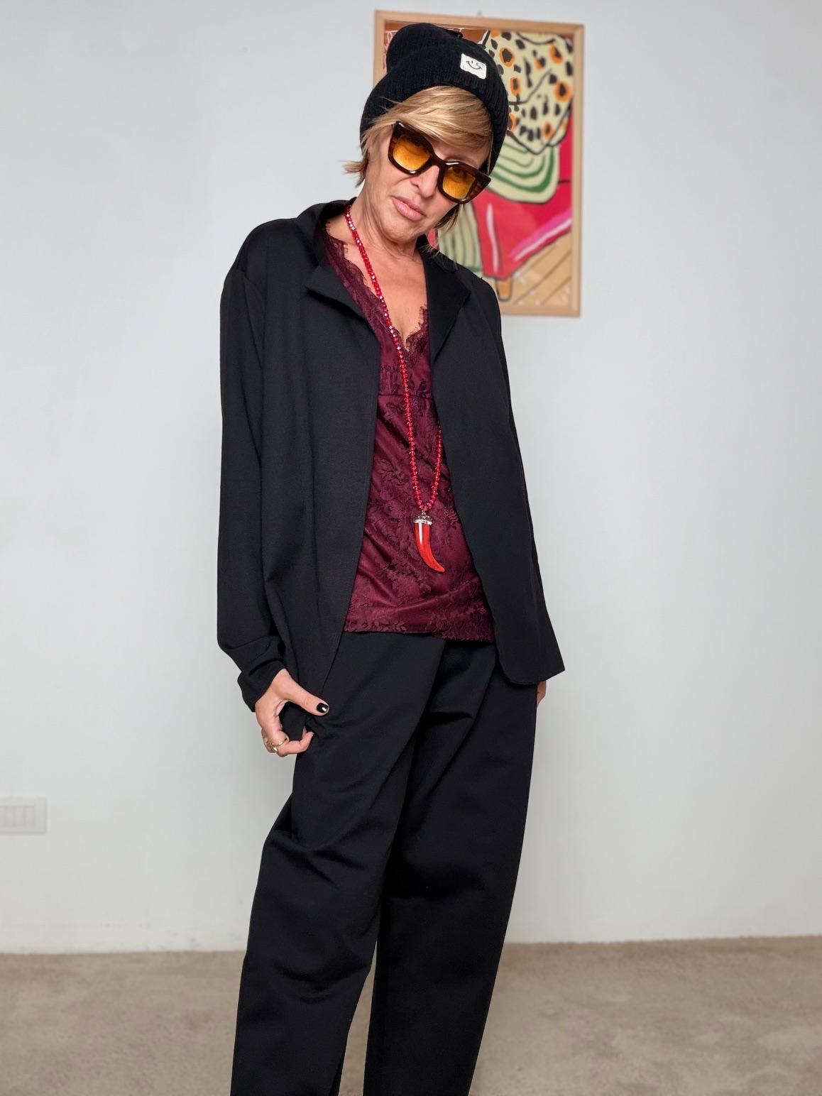 SUSY STAR - GIACCA EASY PUNTO  MILANO STSY0346/ NERO SUSY STAR 