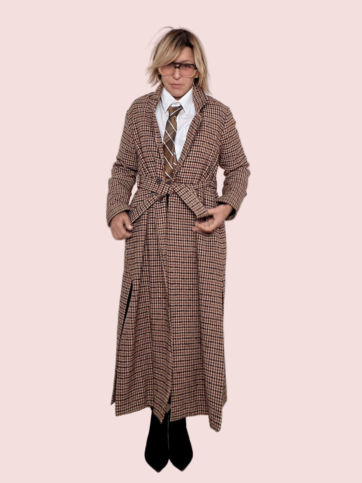 SOUVENIR - CAPPOTTO London Walk S38M1199/ NERA SOUVENIR 