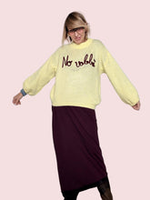 FEMALE - Maglia over No vabbè GIALLO A2702/ GIALLO FEMALE 