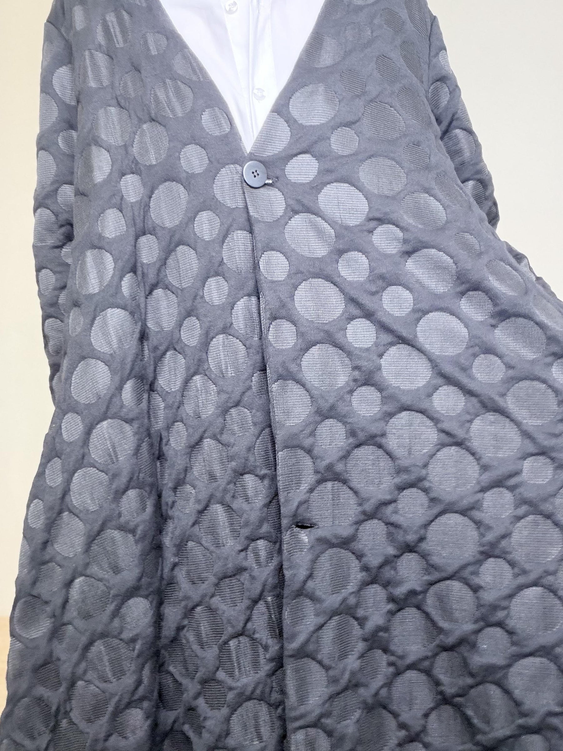 FEMALE - Cappotto leggero Bubble 9258/ NERO FEMALE 