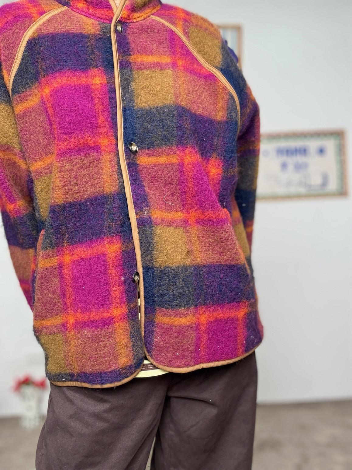 FEMALE - Giacca in fantasia check morbida e colorata G11889/ CAMMELLO FEMALE 