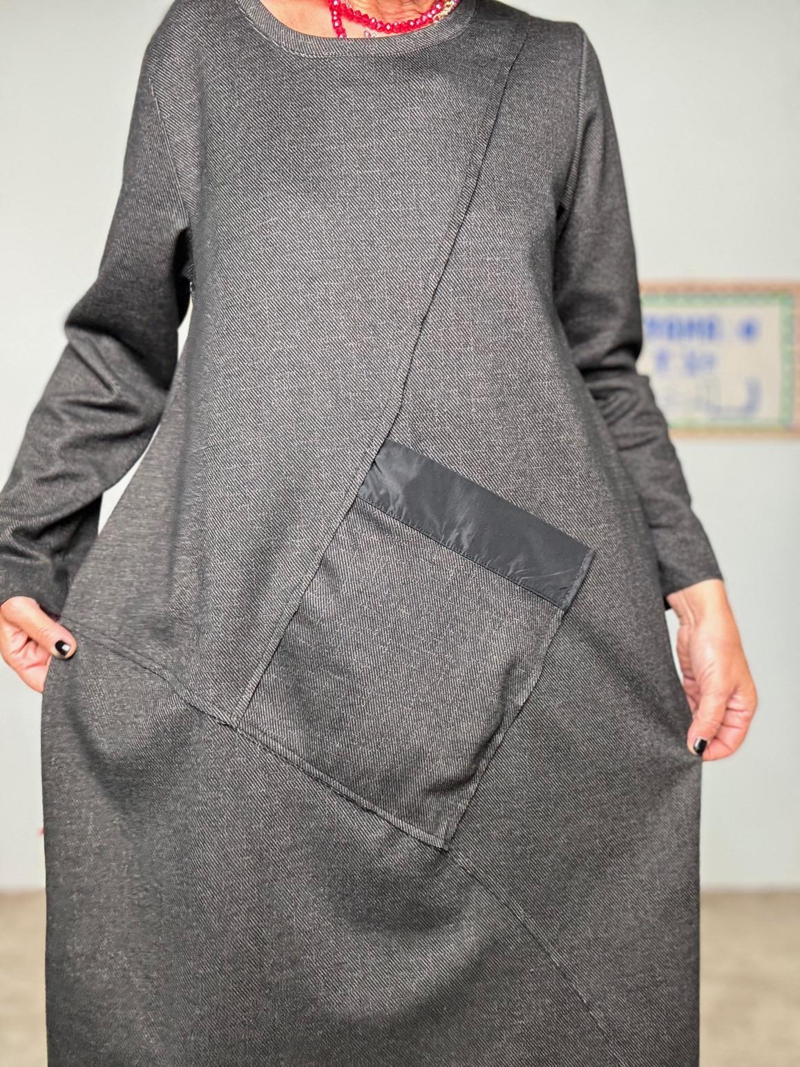 FEMALE - Abito Over con Tasca a Contrasto moro 36582SSXWTH/ MORO FEMALE 