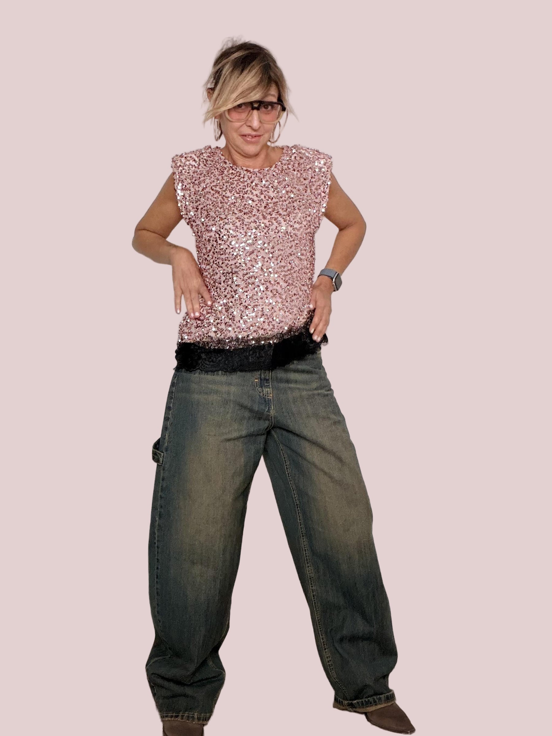 FEMALE - Top Shine & Lace HP9319/ ROSA FEMALE 