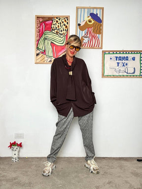 SUSY STAR - Camicia con Nodo Frontale MORO STLS1037/ MORO SUSY STAR 