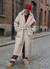 PHILIA LOFT - Cappotto Maxi Relax D01N0856/ PANNA PHILIA LOFT 