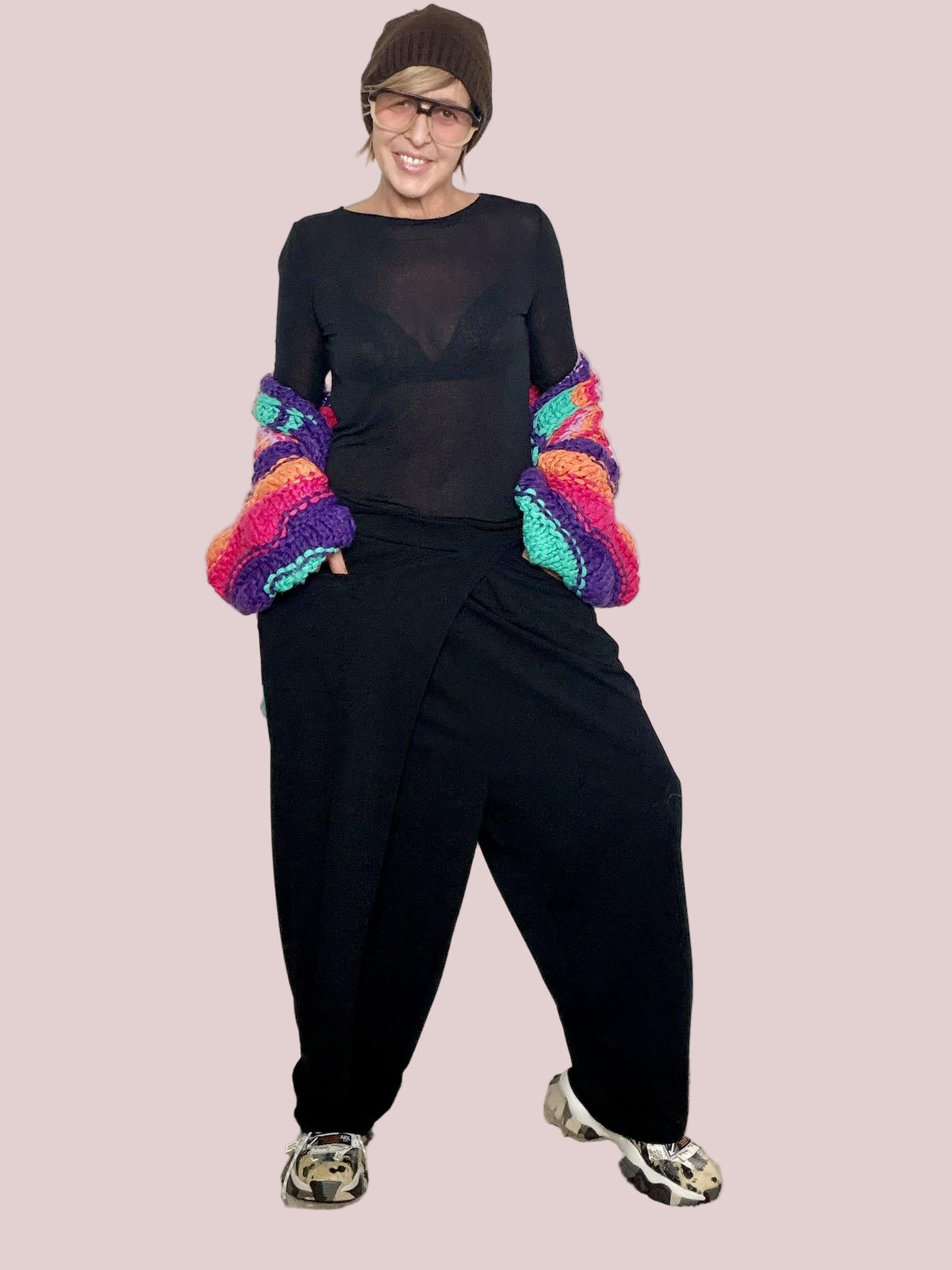 FEMALE - Pantalone Urban Wrap 39101HSC/ NERO FEMALE 