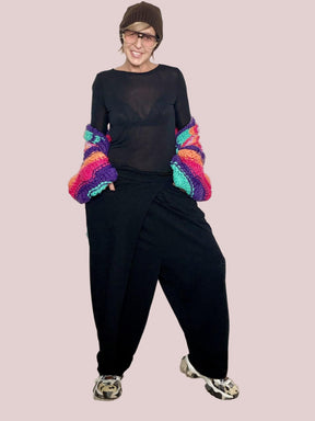 FEMALE - Pantalone Urban Wrap 39101HSC/ NERO FEMALE 