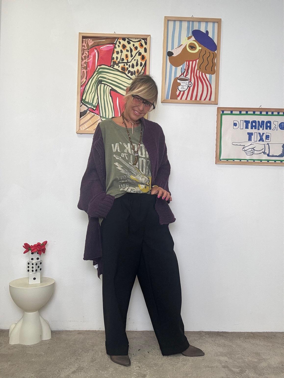 SUSY STAR - Pantalone nero in bengalina  Comfort ed eleganza everyday STLEVANTE/ NERO SUSY STAR 