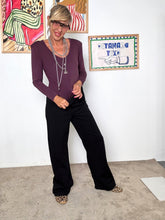 SUSY STAR - Body donna nero a maniche lunghe  elegante, versatile e femminile VINO ST25776/ VINO SUSY STAR 