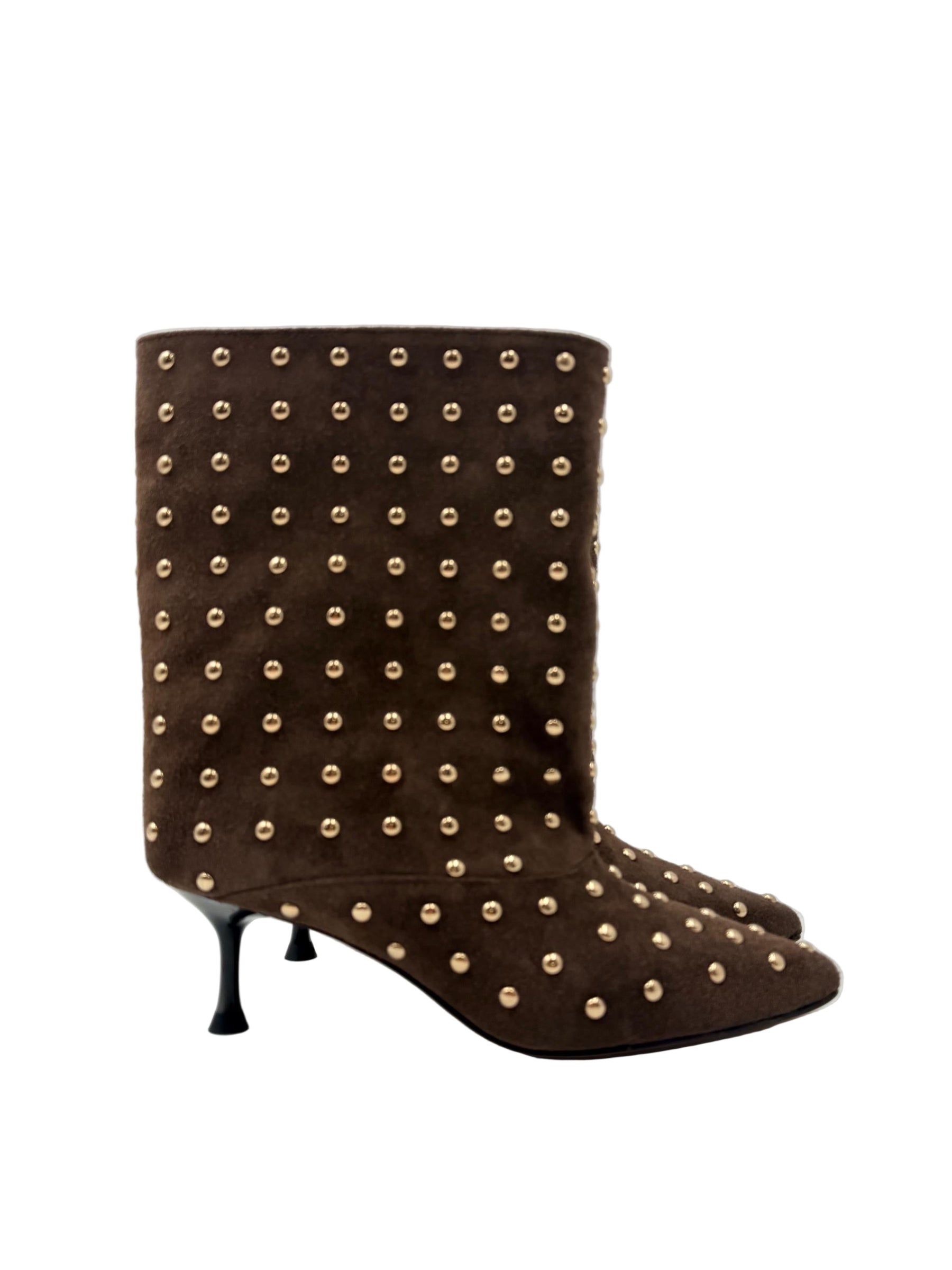 DIVINE FOLLIE - TRONCHETTO GOLDY STUDS AISHA2470/ MORO SUE DIVINE FOLLIE 