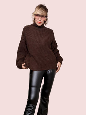 FEMALE - MAGLIA COCCOLA SOFT MORO 5535/ MORO FEMALE 