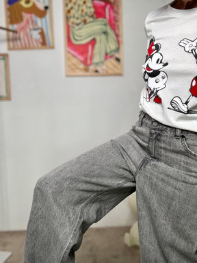 SOUVENIR - Jeans Cloudy Mood  Morbidezza urbana, spirito oversize C38S0025/ JEANS SOUVENIR 