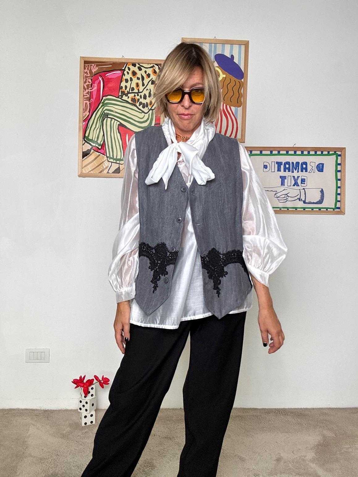 DEJA VU - GILET MAESTRO A25DL802/ GRIGIO DEJA VU 