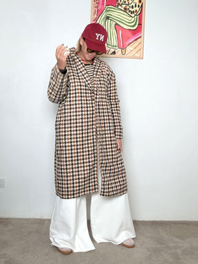 FEMALE - CAPPOTTO LONDON A5018-H9/ PIED DE POULE FEMALE 