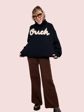 FEMALE - MAGLIA  OUCH VIBES ZD0040/ NERO FEMALE 