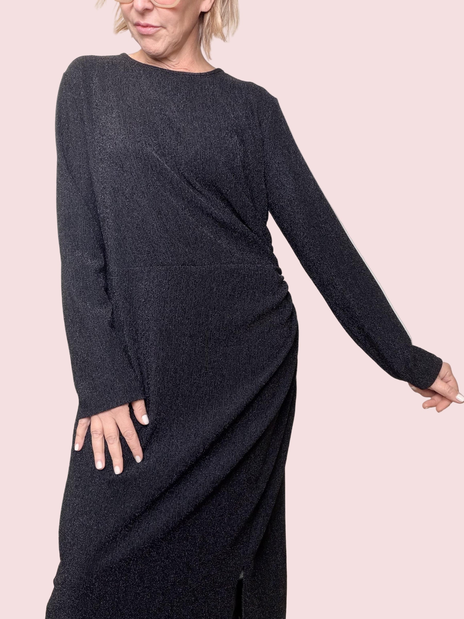 SUSY STAR -. Abito Black Soft Glam STA109152LUR/ NERO SUSY STAR 