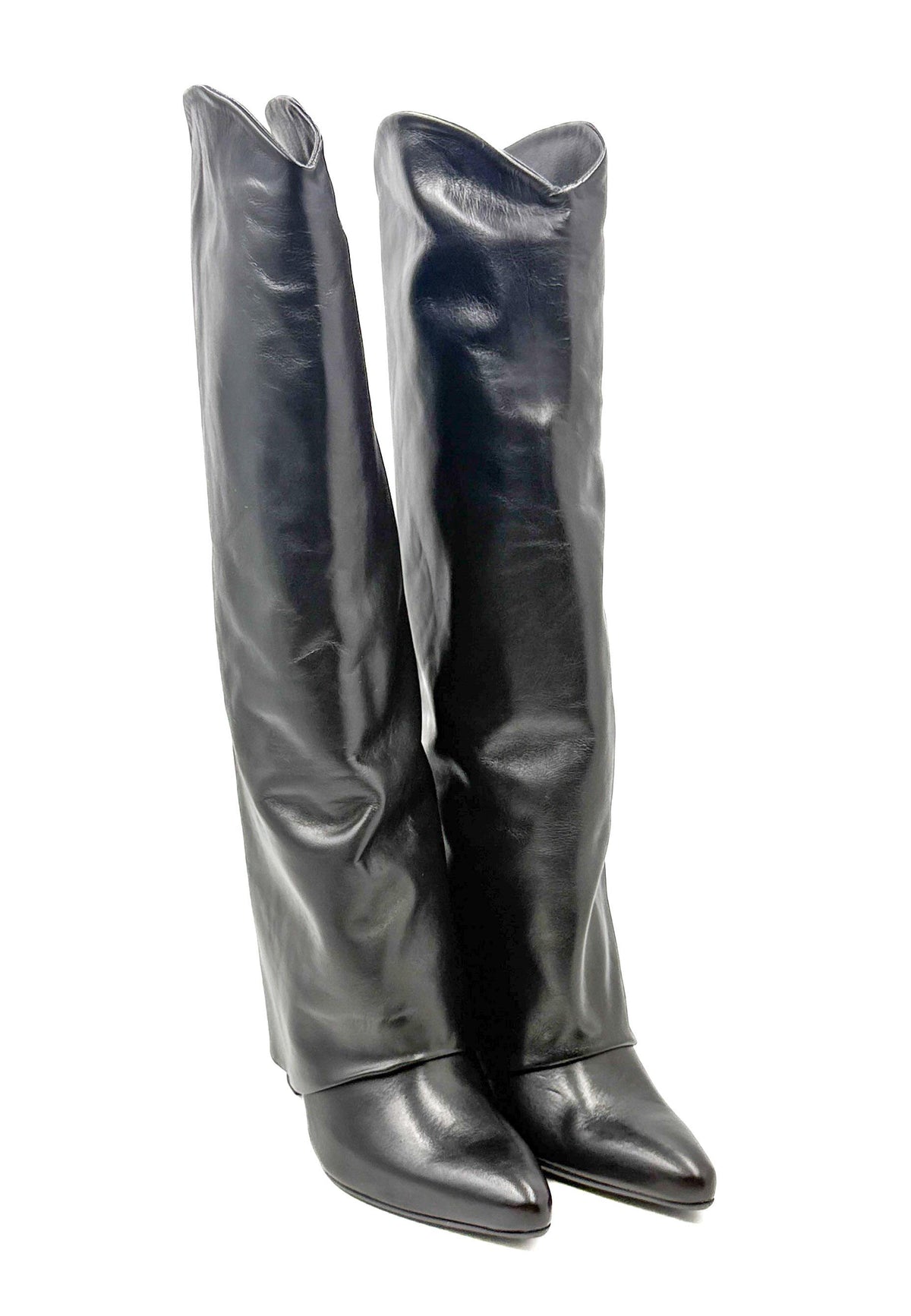 STIVALE NERO CON RISVOLTA OVYE' STARIA150VIT/ NERO OVYE' 