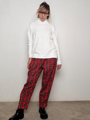 DEJA VU - MAGLIA COLLO IN PIEDI BIANCA A25IL406/ PANNA DEJA VU 