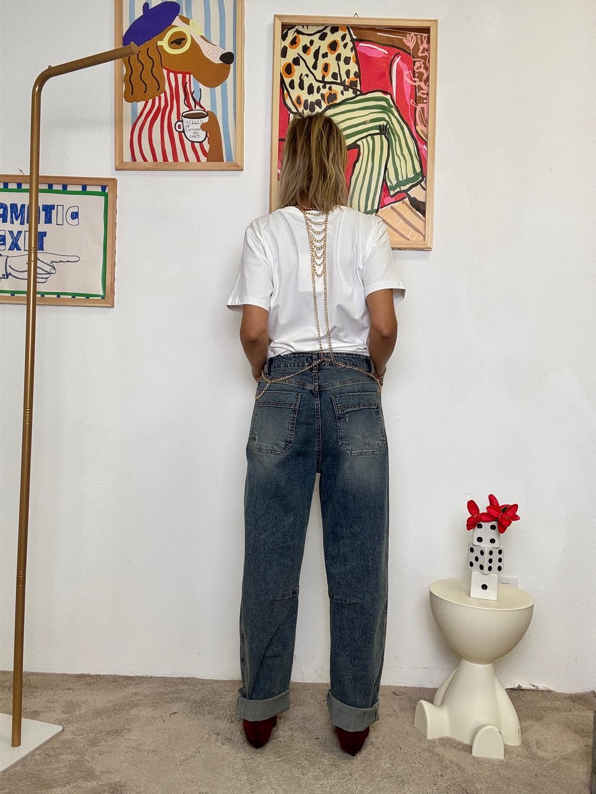 SUSY MIX -JEANS BANANA VINTAGE WASH  Casual, ma con carattere! SM279/ JEANS SUSY MIX 