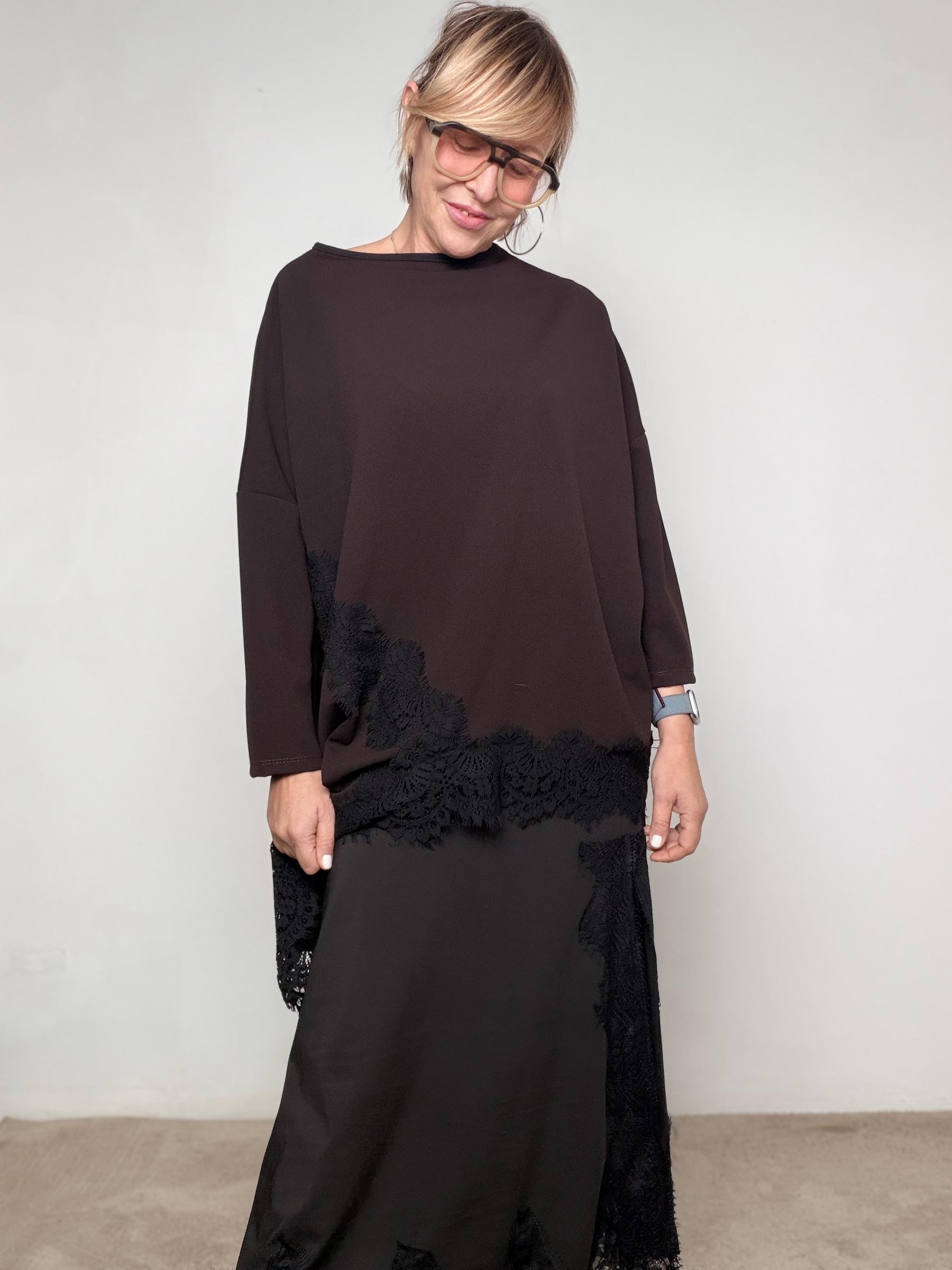 FEMALE - Maglia Soft Lace MORO 39066SC/ MORO FEMALE 