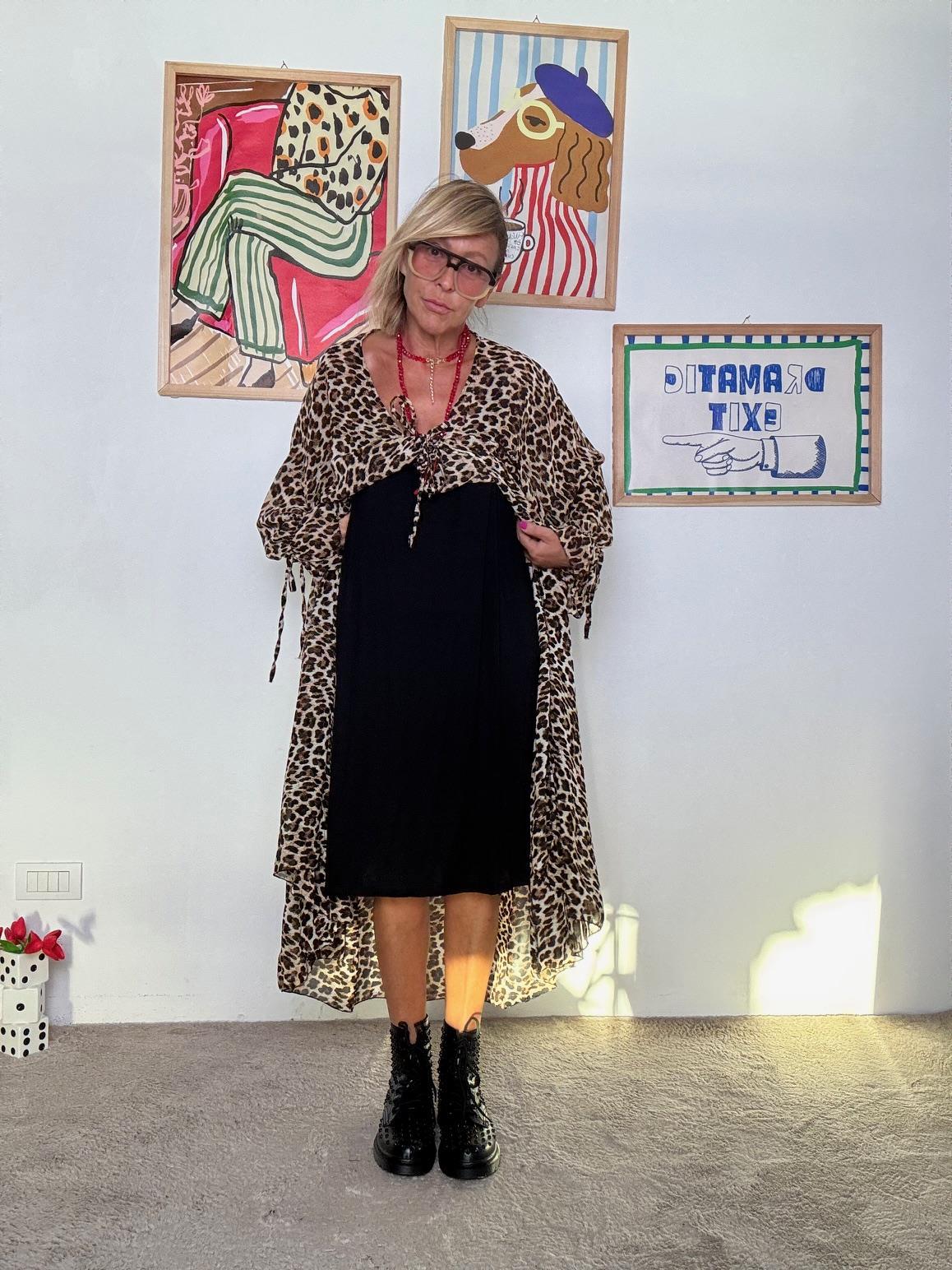 FEMALE - Abito donna  fantasia animalier BS1770YS/ ANIMALIER FEMALE 