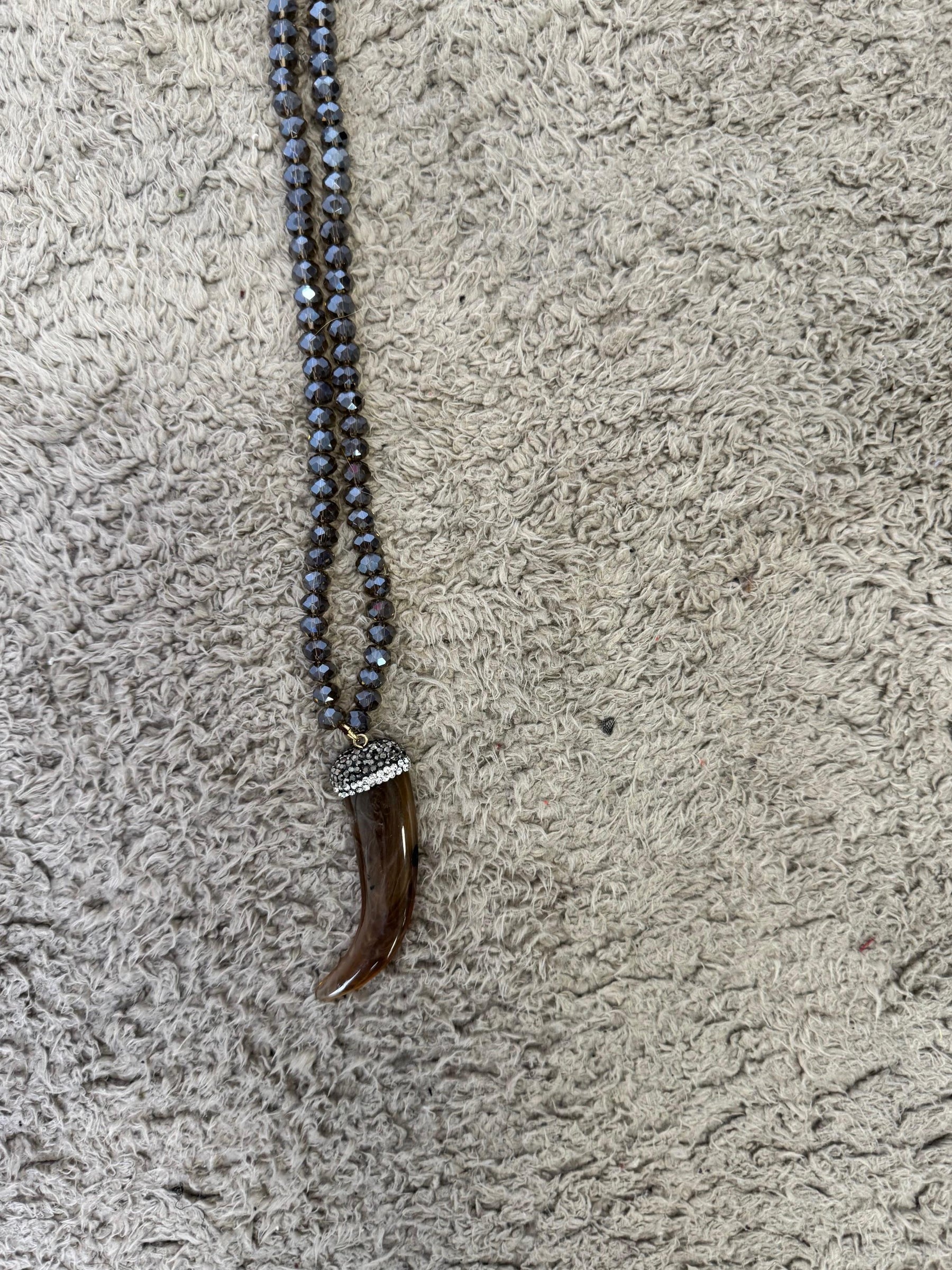 SUSY MIX - COLLANA  CORNO SMX28/ MARRONE SUSY MIX 