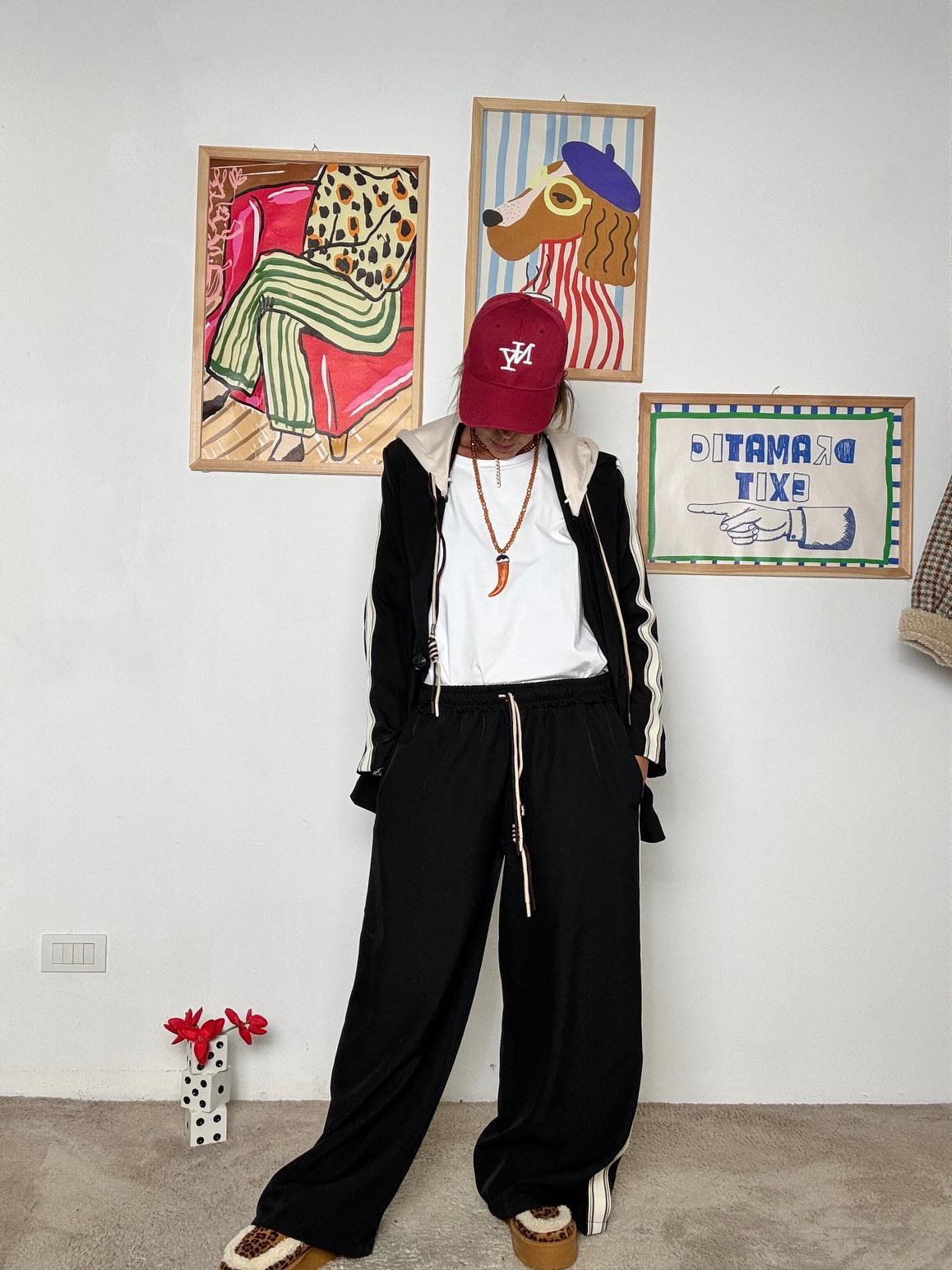 FEMALE - PANTALONE  CITY RELAX 18316/ NERO FEMALE 