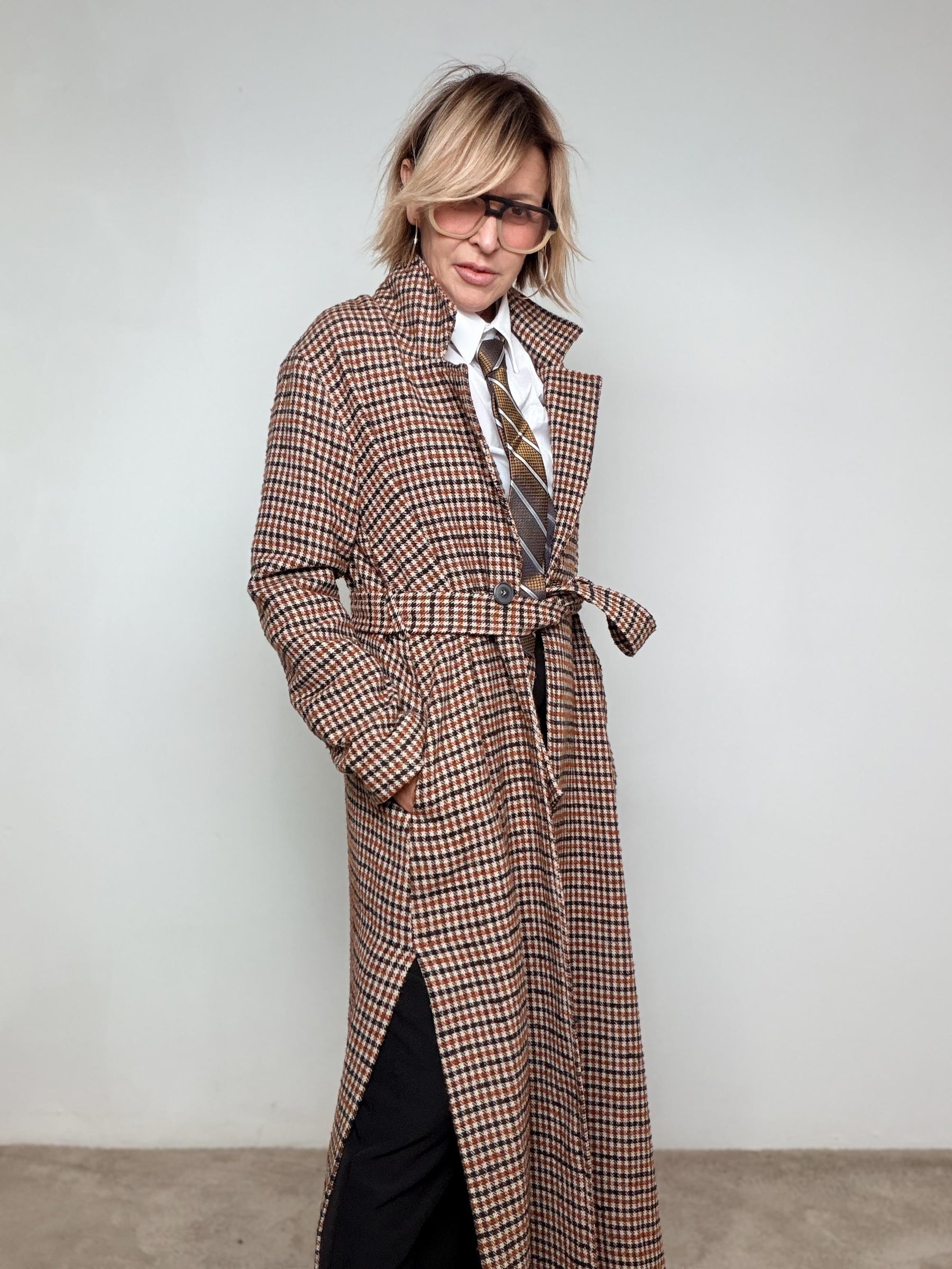 SOUVENIR - CAPPOTTO London Walk S38M1199/ NERA SOUVENIR 