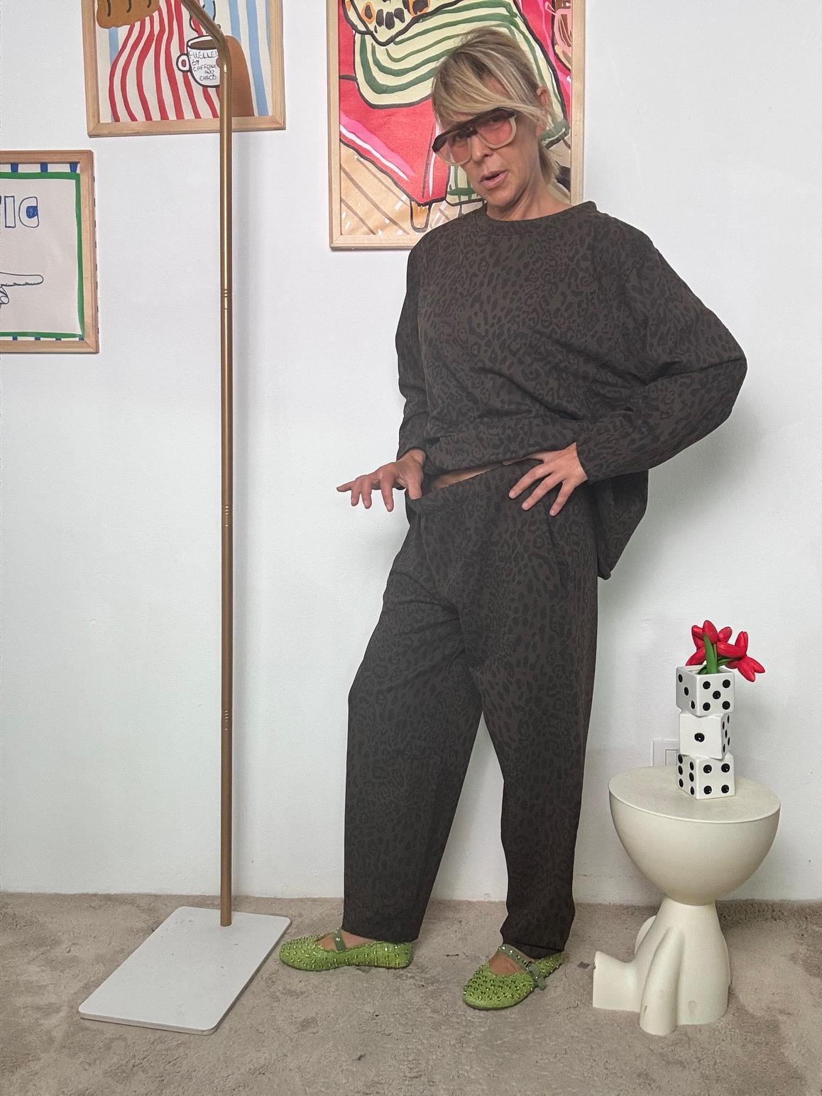 SUSY STAR - Pantalone Panthera Street  Selvaggio, Ovetto MORO ST50150/ MORO SUSY STAR 