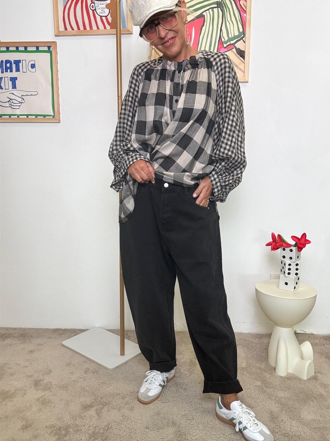 FEMALE - Blusa Mix&Match NERO W5890/ NERO FEMALE 