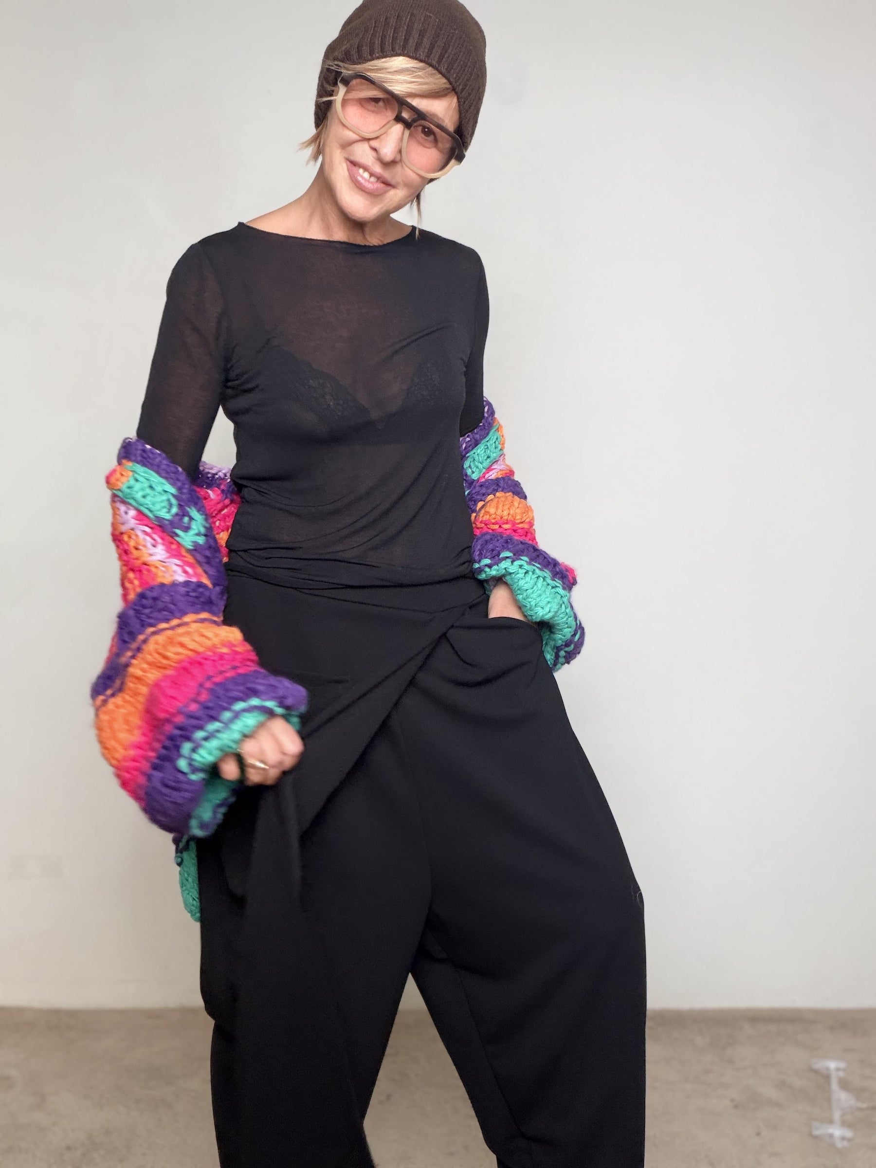 FEMALE - Pantalone Urban Wrap 39101HSC/ NERO FEMALE 