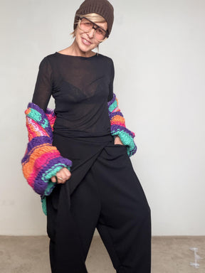 FEMALE - Pantalone Urban Wrap 39101HSC/ NERO FEMALE 