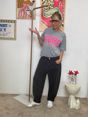 SUSY STAR - Jeans "Baggy Blackout" STYW010/ NERO SUSY STAR 