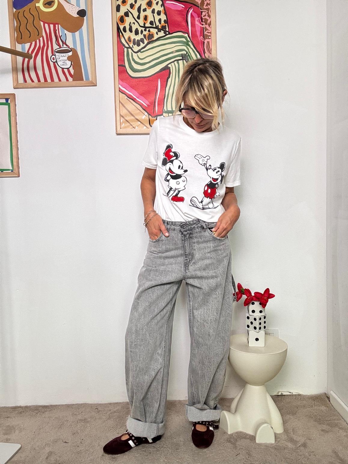 SOUVENIR - Jeans Cloudy Mood  Morbidezza urbana, spirito oversize C38S0025/ JEANS SOUVENIR 