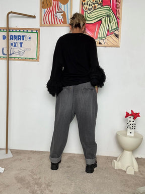 SUSY STAR - Jeans Soft Rebel  Oversize con Stile GRIGIO ST807554KAB/ GRIGIO SUSY STAR 