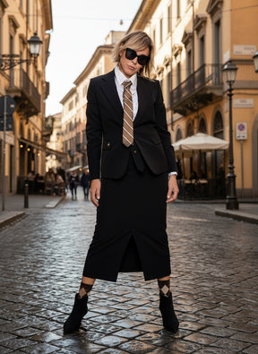 SOUVENIR - GIACCA Power Mood W38S0677/ NERA SOUVENIR 